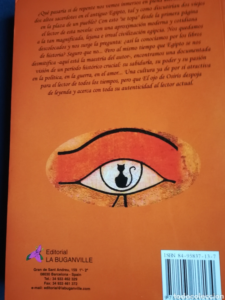 Libros de segunda mano: El ojo de Osiris. A. Su&aacute;rez. Editorial La Buga Ville, 2002. P&aacute;ginas 366 - Foto 3