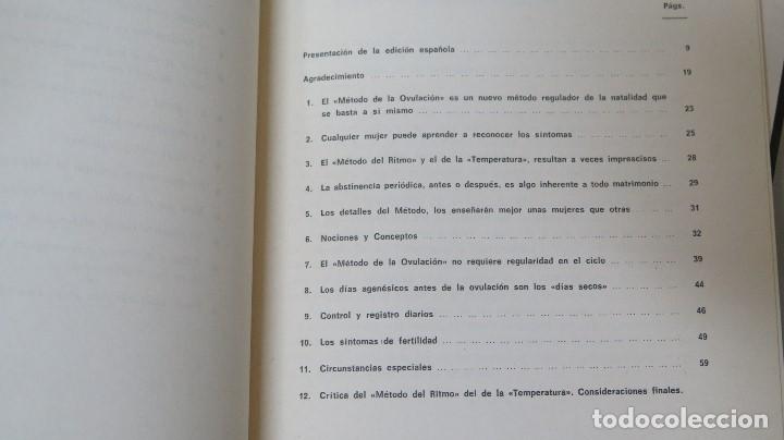 Libros de segunda mano: REGULACION NATURAL DE LA NATALIDAD. DR. JOHN - Foto 2