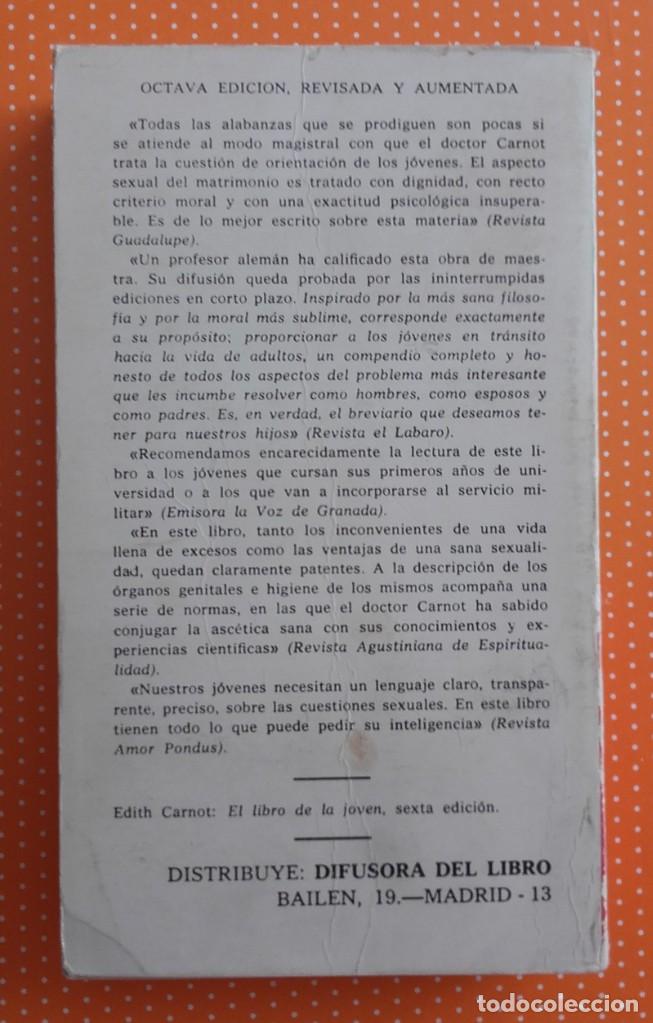 Libros de segunda mano: EL LIBRO DEL JOVEN. DOCTOR CARNOT. STVDIVM. 1966. - Foto 2