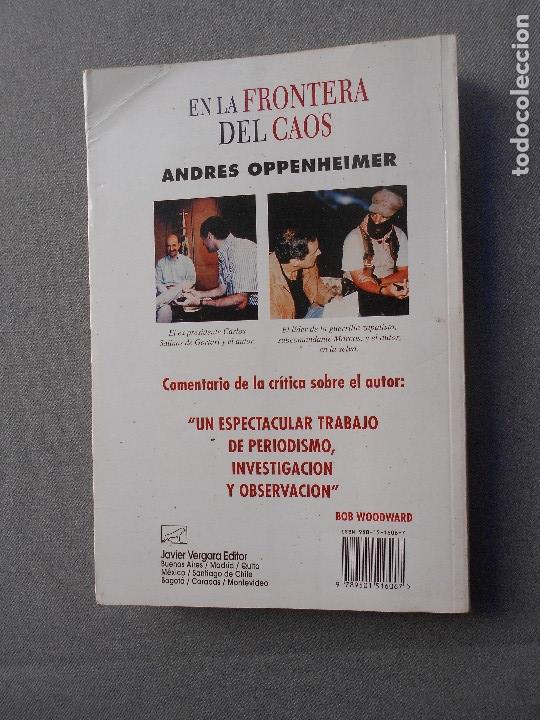 Libros de segunda mano: EN LA FRONTERA DEL CAOS - Foto 7