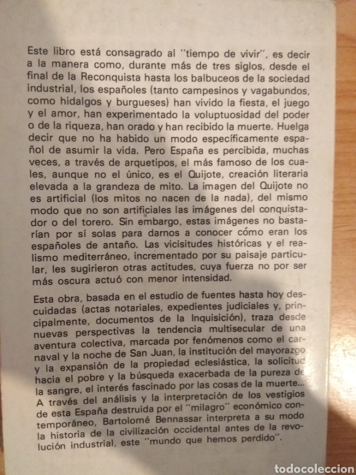 Libros de segunda mano: Los espa&ntilde;oles. Bartolom&eacute; Bennassar - Foto 2