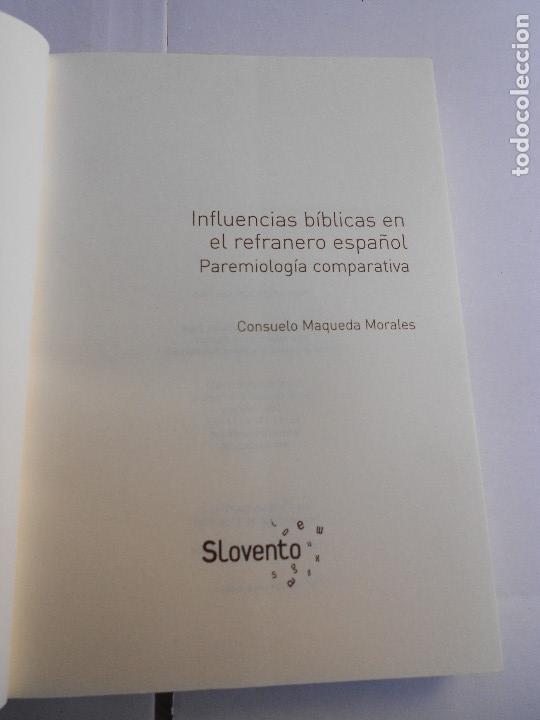 Libros de segunda mano: INFLUENCIAS BIBLICAS EN EL REFRANERO ESPA&Ntilde;OL - Foto 4