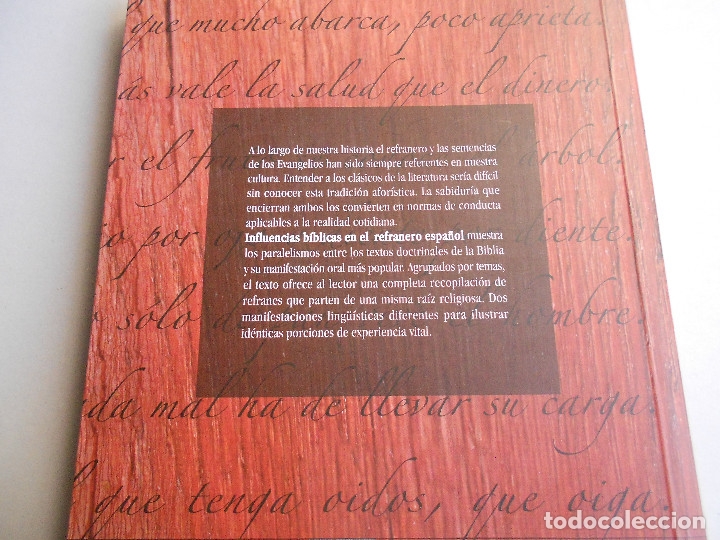 Libros de segunda mano: INFLUENCIAS BIBLICAS EN EL REFRANERO ESPA&Ntilde;OL - Foto 9