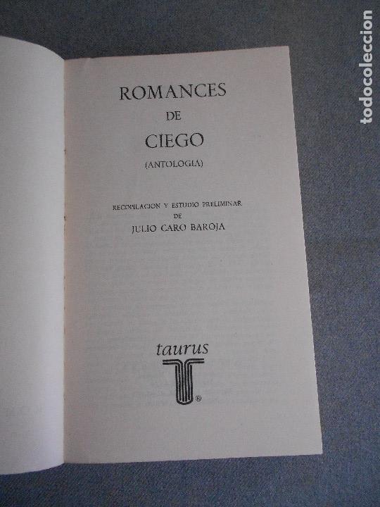 Libros de segunda mano: ROMANCES DE CIEGO - Foto 2