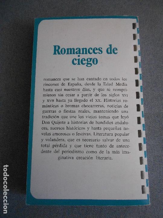 Libros de segunda mano: ROMANCES DE CIEGO - Foto 4