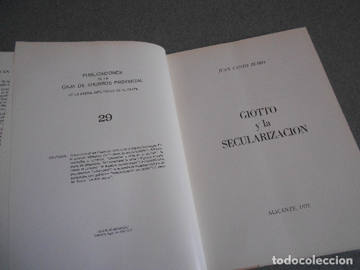 Libros de segunda mano: GIOTTO Y LA SECULARIZACION - Foto 3
