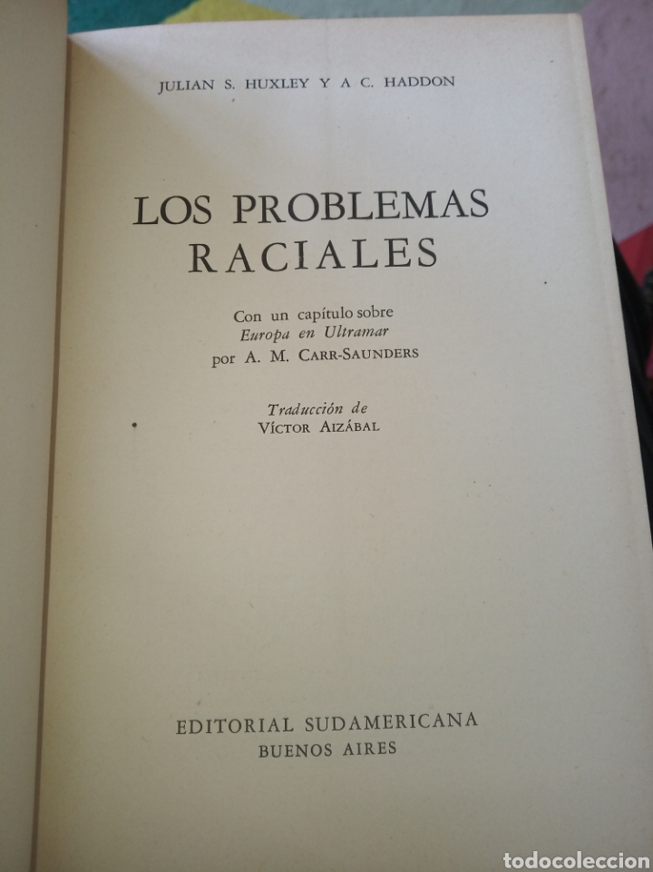 Libros de segunda mano: Los problemas raciales. Huxley y Haddon - Foto 5