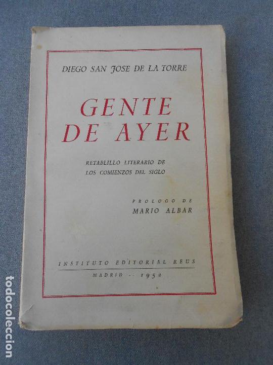 Libros de segunda mano: GENTE DE AYER - Foto 1