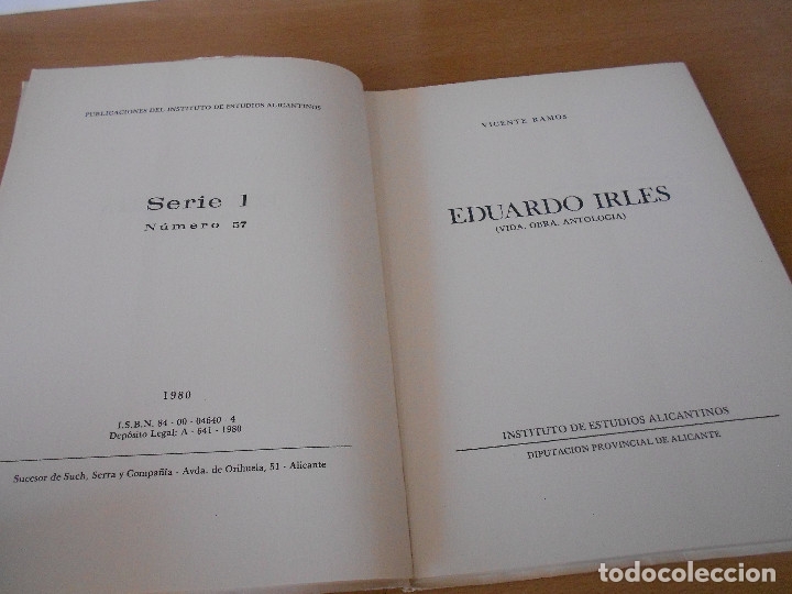 Libros de segunda mano: EDUARDO IRLES - Foto 2