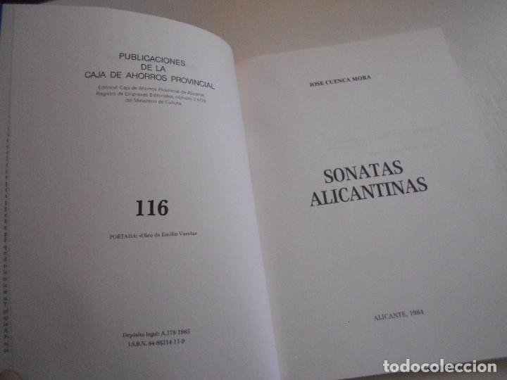 Libros de segunda mano: SONATAS ALICANTINAS - Foto 3