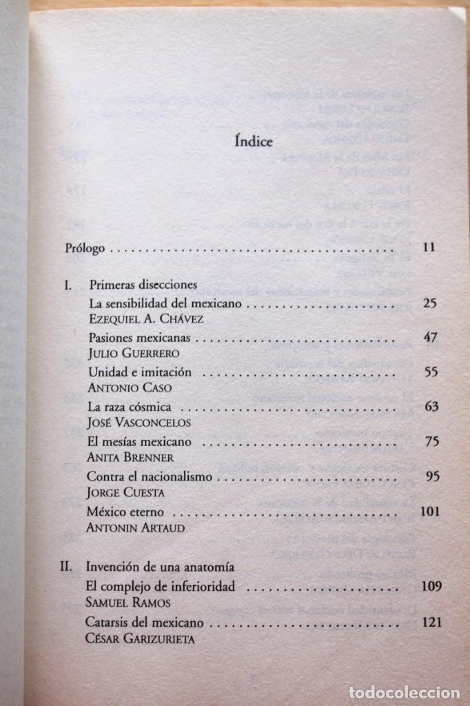Libros de segunda mano: Roger Bartra (Selecci&oacute;n y Pr&oacute;logo) - Anatom&iacute;a del mexicano - DeBolsillo - Foto 3