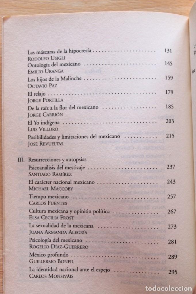 Libros de segunda mano: Roger Bartra (Selecci&oacute;n y Pr&oacute;logo) - Anatom&iacute;a del mexicano - DeBolsillo - Foto 4