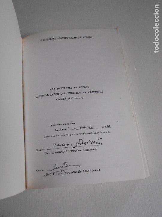 Libros de segunda mano: LOS BAUTISTAS EN ESPA&Ntilde;A - Foto 2
