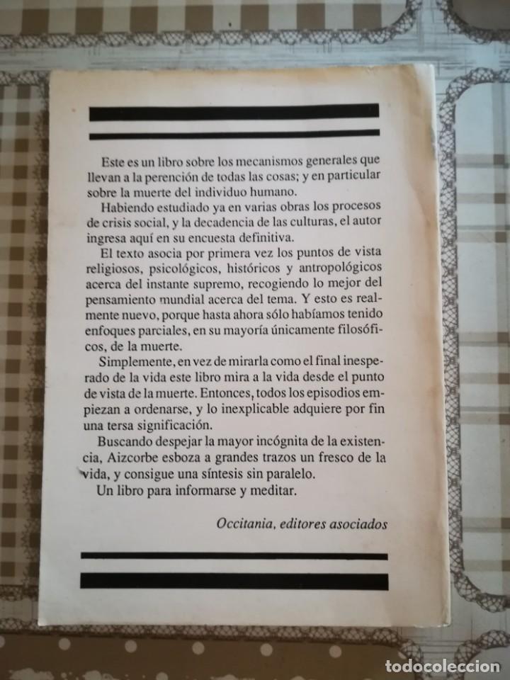 Libros de segunda mano: Pensar la muerte - Roberto Aizcorbe - Foto 2