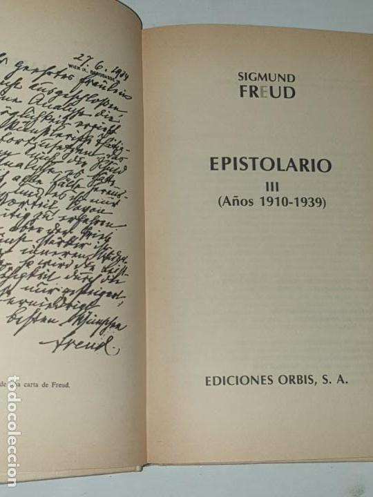Libros de segunda mano: FREUD . EPISTOLARIO 1910-1939 - Foto 3