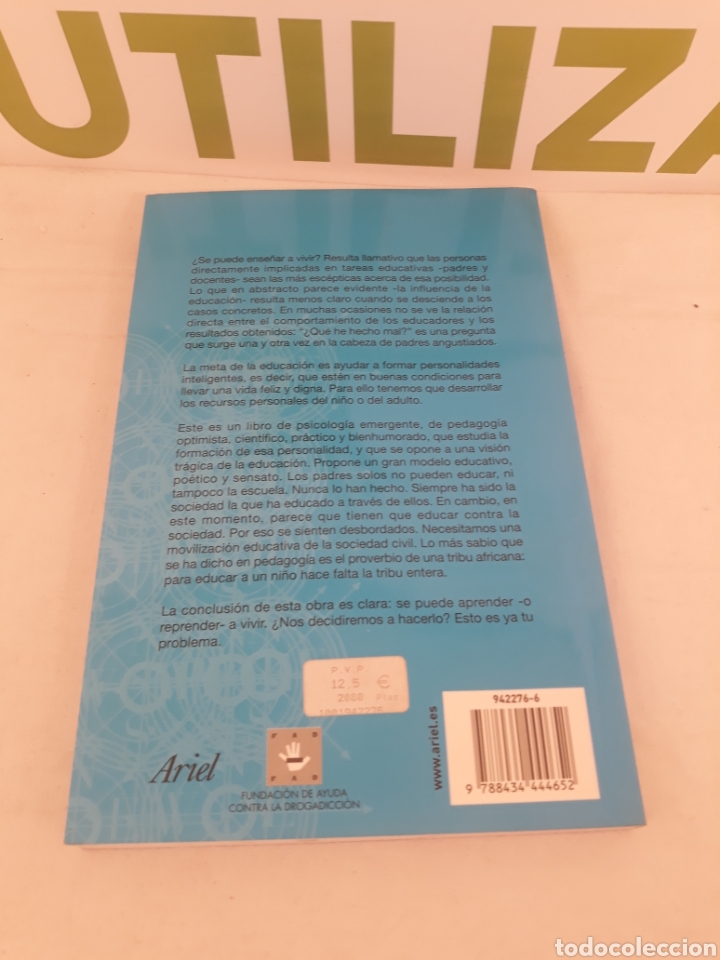 Libros de segunda mano: Aprender a vivir. Jose antonio marina. ariel - Foto 5
