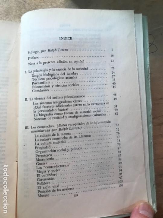Libros de segunda mano: FRONTERAS PSICOL&Oacute;GICAS DE LA SOCIEDAD. ABRAM KARDINER. - Foto 3