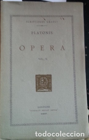 Libros de segunda mano: OPERA. VOL. II. - PLATONIS. - Foto 1