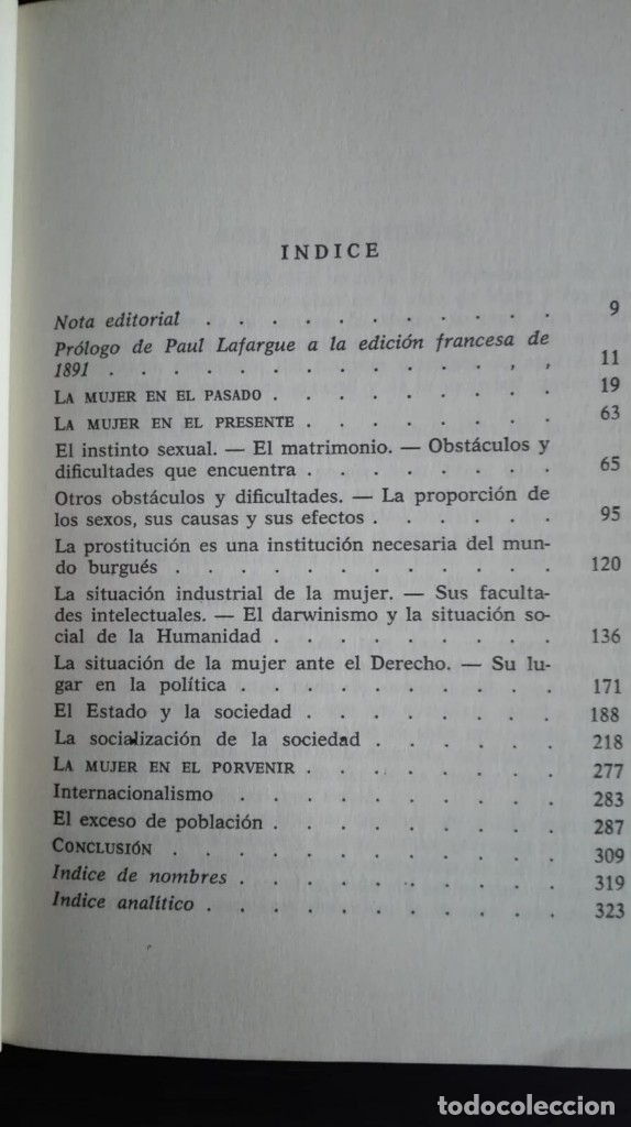 Libros de segunda mano: La mujer August Bebel 1976 - Foto 2