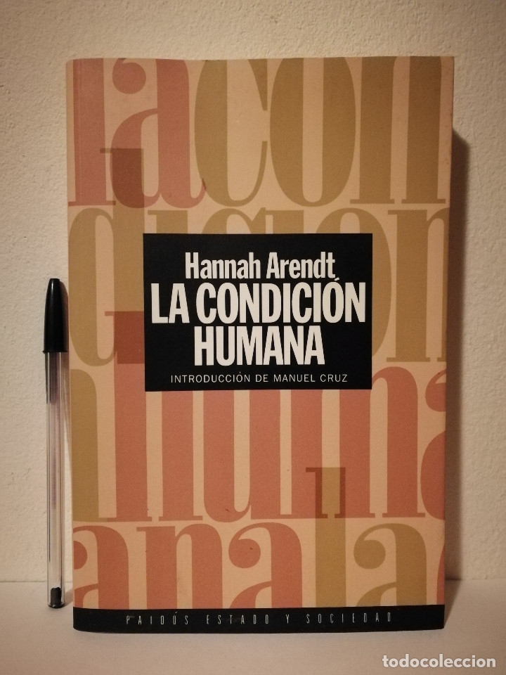 Libro Hannah Arendt La Condición Humana Soc Vendido En Venta