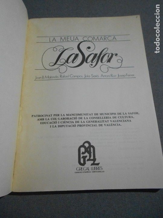Libros de segunda mano: LA MEUA COMARCA. LA SAFOR - Foto 2