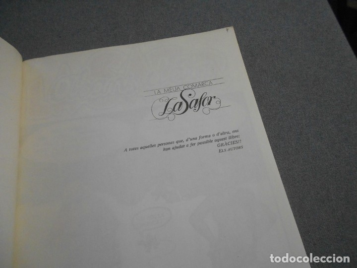 Libros de segunda mano: LA MEUA COMARCA. LA SAFOR - Foto 3