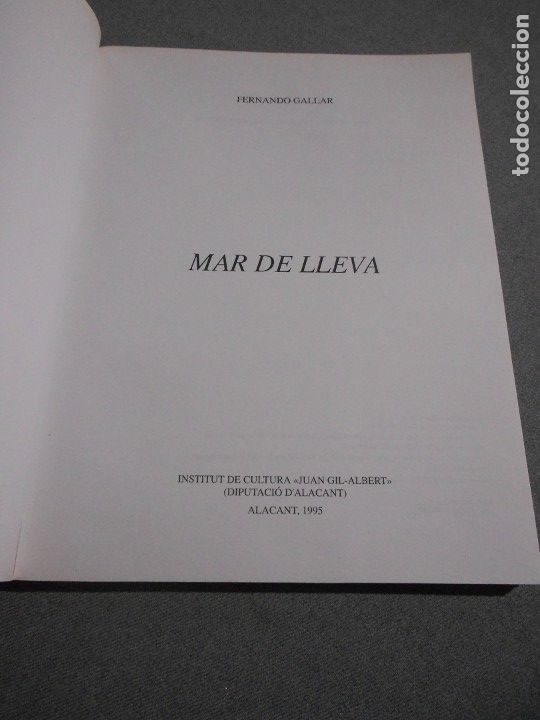 Libros de segunda mano: MAR DE LLEVA - Foto 2