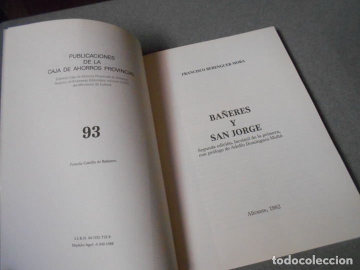 Libros de segunda mano: BA&Ntilde;ERES Y SAN JORGE - Foto 3