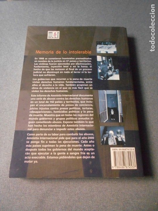 Libros de segunda mano: MEMORIA DE LO INTOLERABLE. - Foto 5