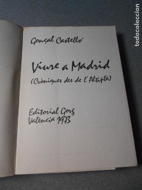 Libros de segunda mano: VIURE A MADRID - Foto 3