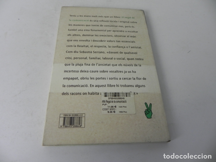 Libros de segunda mano: EL REGAL DE LA COMUNICACI&Oacute; (SEBASTIA SERRANO) ARA LLBRES-2005 - Foto 4