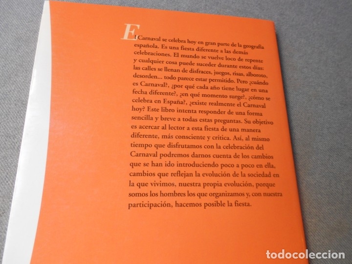 Libros de segunda mano: EL CARNAVAL EN ESPA&Ntilde;A - Foto 6
