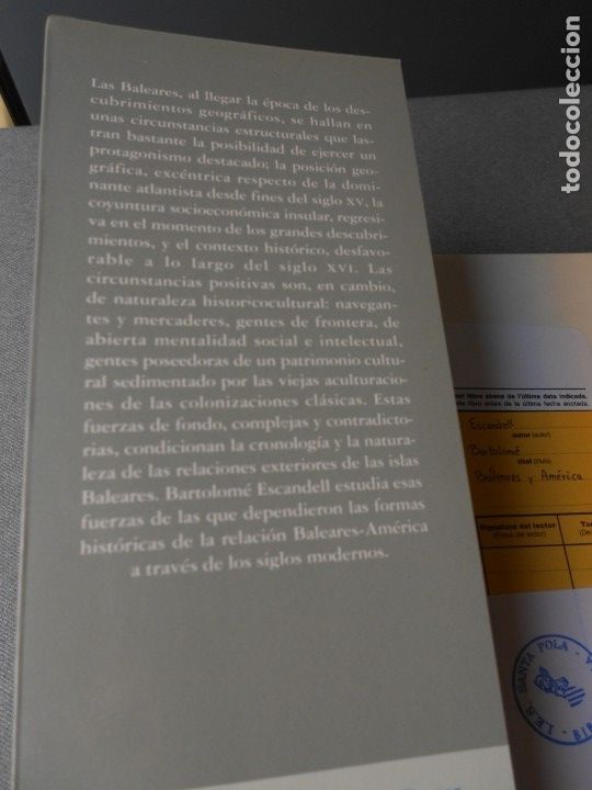 Libros de segunda mano: BALEARES Y AMERICA - Foto 2