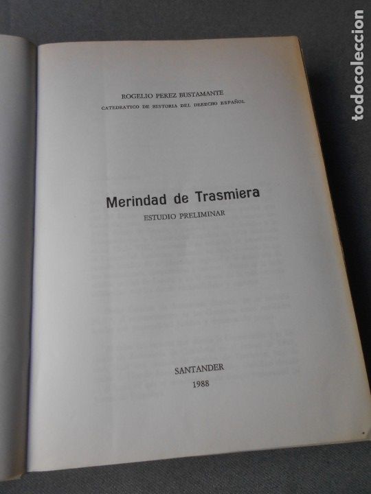 Libros de segunda mano: MERINDAD DE TRASMIERA. ESTUDIO PRELIMINAR - Foto 3