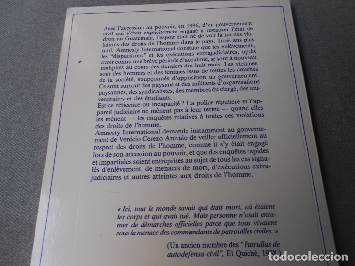 Libros de segunda mano: GUATEMALA . AMNISTIA INTERNACIONAL. - Foto 5
