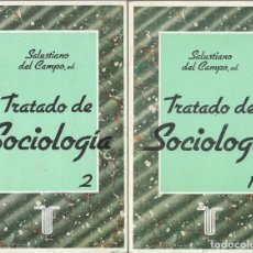 Libros de segunda mano: TRATADO DE SOCIOLOGÍA -II TOMOS-, SALUSTIANO DEL CAMPO (ED). Lote 182066335