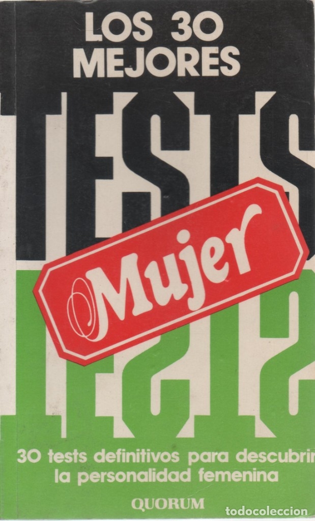 Libros de segunda mano: El libro de los tests-mujer. An&oacute;nimo - Foto 1