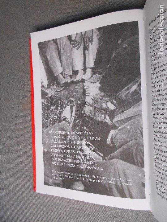 Libros de segunda mano: PROCESO Y EXPEDIENTE CONTRA MIGUEL HERNANDEZ - Foto 9