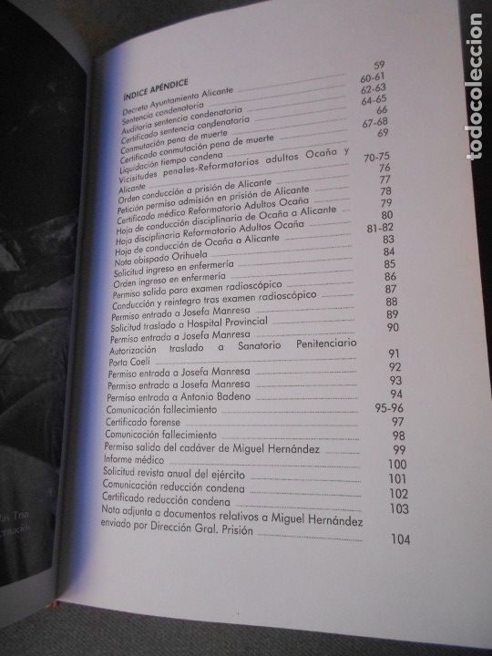 Libros de segunda mano: PROCESO Y EXPEDIENTE CONTRA MIGUEL HERNANDEZ - Foto 10