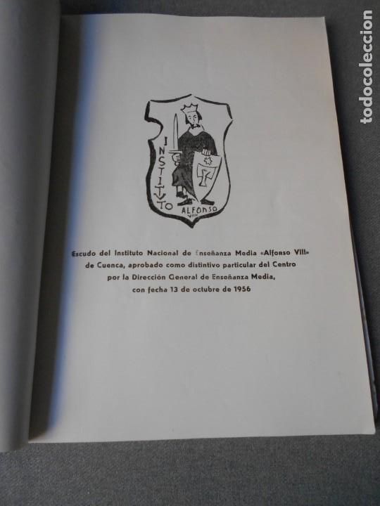 Libros de segunda mano: INSTITUTO NACIONAL DE ENSE&Ntilde;ANZA MEDIA ALFONSO VIII. CUENCA - Foto 4