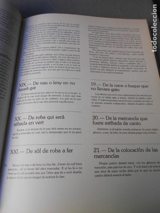 Libros de segunda mano: LLIBRE DEL CONSULAT DEL MAR - Foto 8