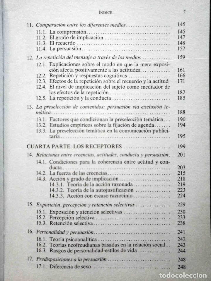 Libros de segunda mano: Persuasi&oacute;n de masas (Jos&eacute; Luis Le&oacute;n) Deusto 1993 - Foto 4