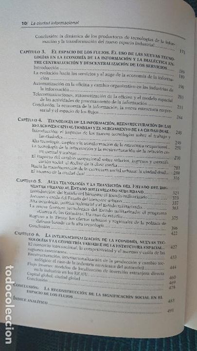 Libros de segunda mano: La ciudad informacional - Manuel Castells - Foto 5