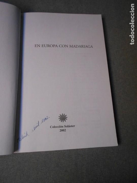 Libros de segunda mano: EN EUROPA CON MADARIAGA - Foto 2