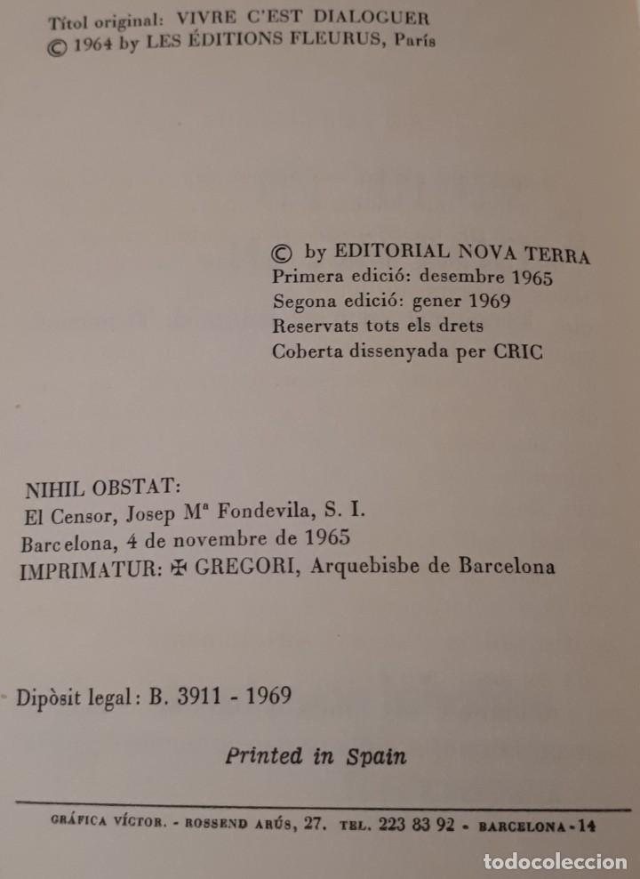 Libros de segunda mano: Viure &eacute;s dialogar &ndash; Louis R&eacute;tif - Foto 2