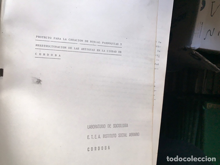 Libros de segunda mano: Problem&aacute;tica parroquial de C&oacute;rdoba. Estudio sociorreligioso - Foto 2