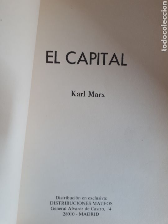Libros de segunda mano: EL CAPITAL. KARL MARX - Foto 3