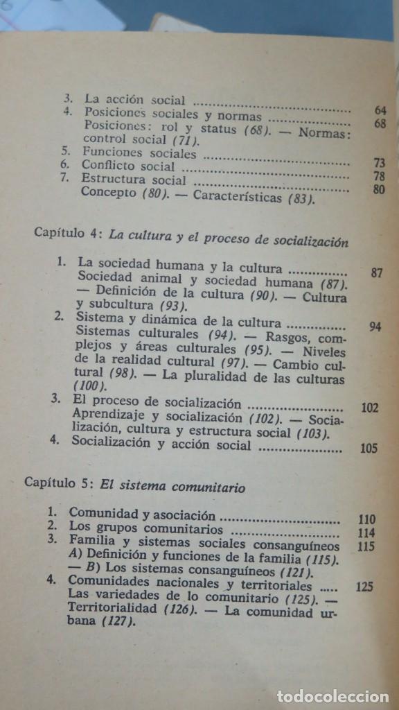 Libros de segunda mano: SOCIOLOGIA. GINER - Foto 3