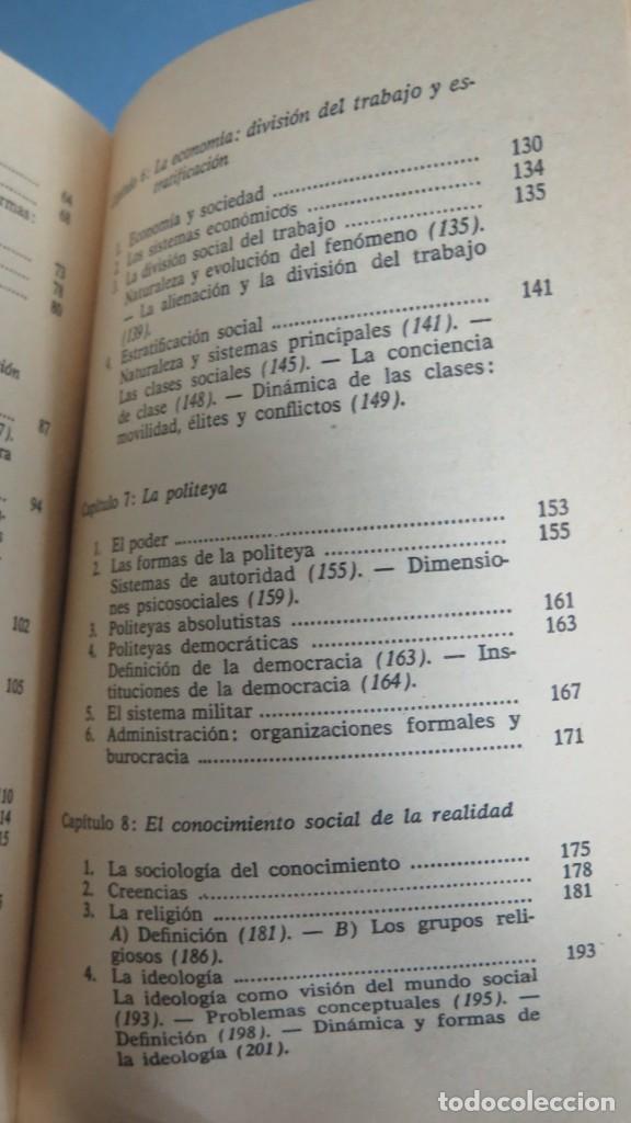 Libros de segunda mano: SOCIOLOGIA. GINER - Foto 4