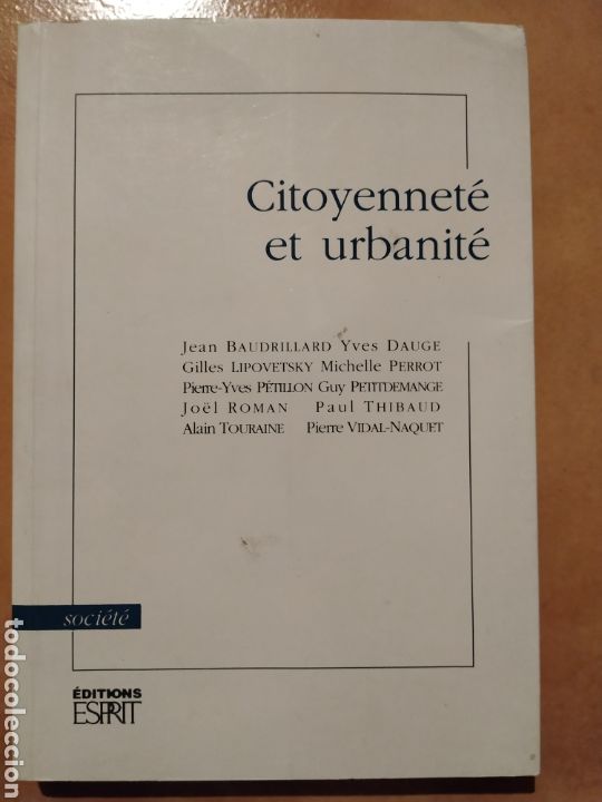 Libros de segunda mano: Citoyennete e urbanit&eacute; (franc&eacute;s) - Foto 1